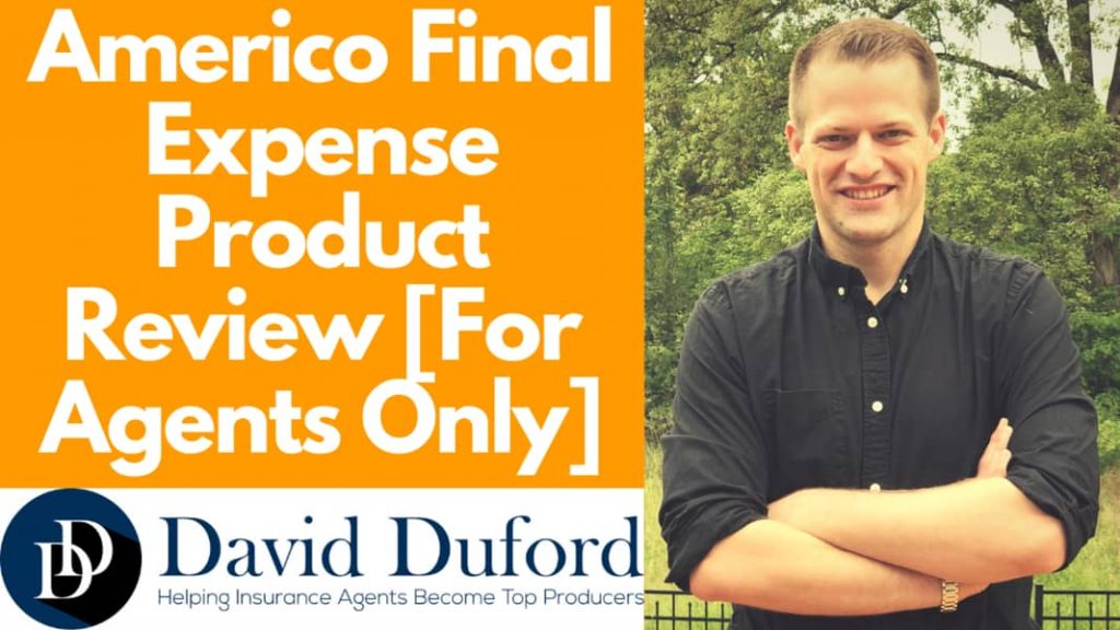 Cover - Americo Final Expense Product Review [For Agents Only]
