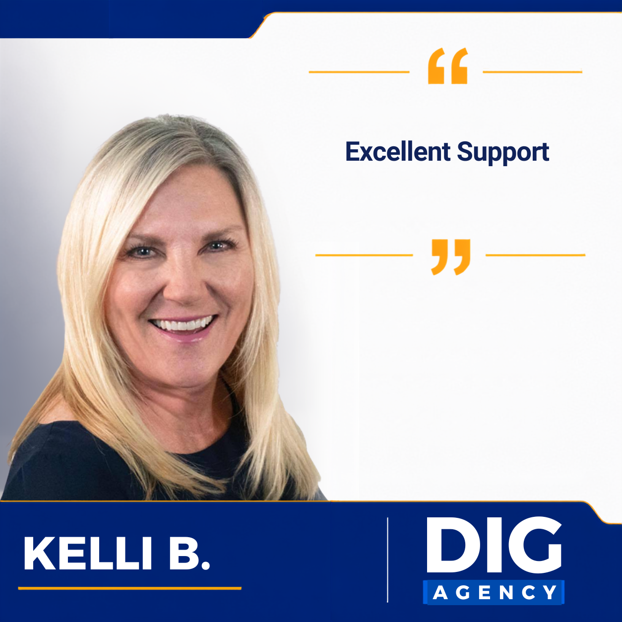 Client testimonial